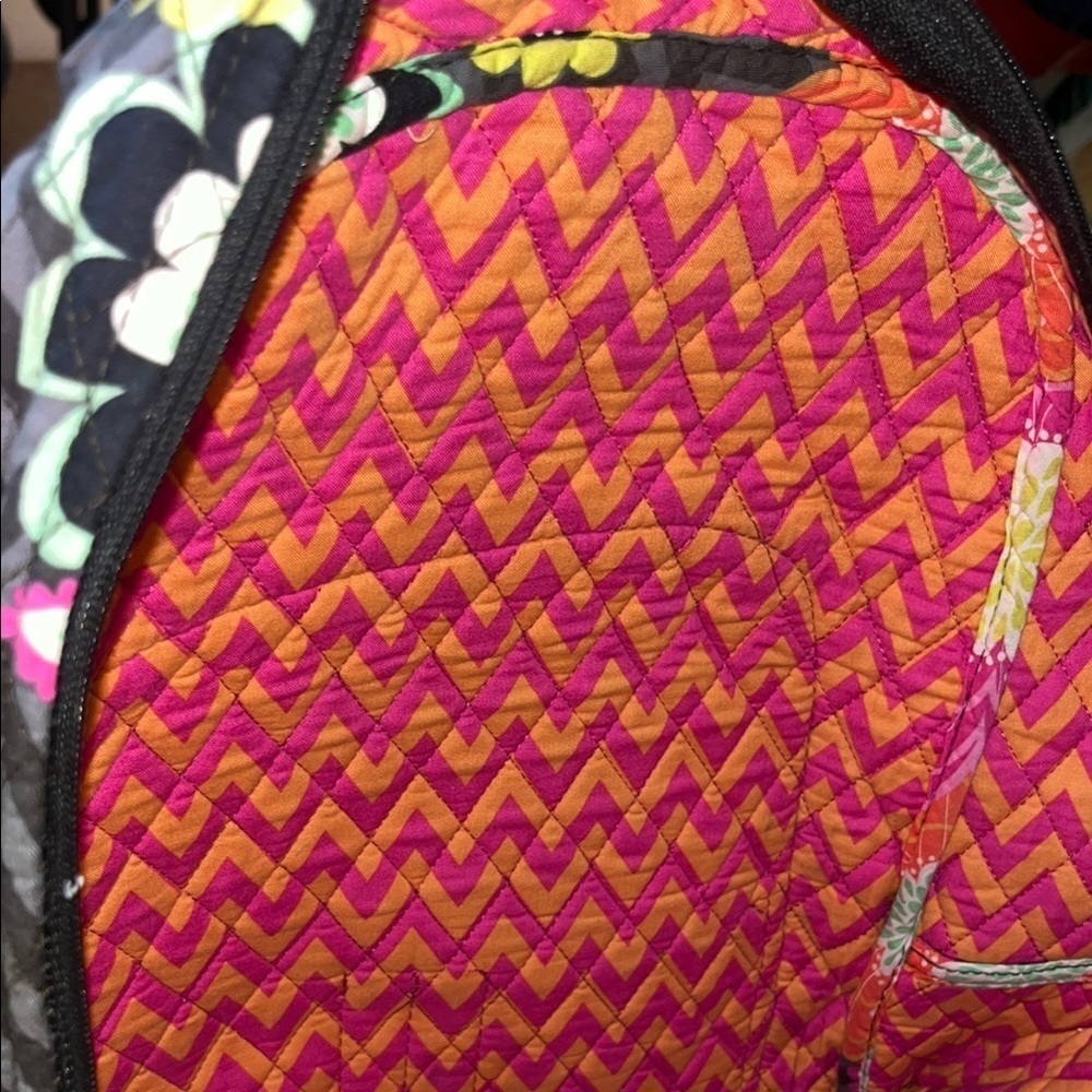 πVera Bradley Ziggy Zinnia Floral Multicolor Backpack - Picture 8 of 14